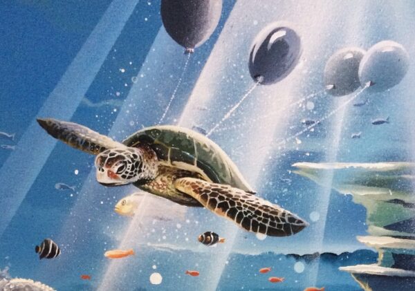tortue en paix details