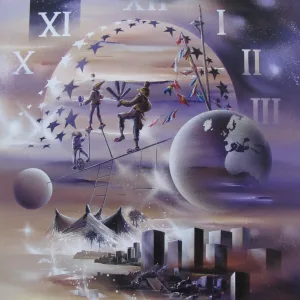 Au fil du Temps , Acrylique de Thierry Mordant - 2000