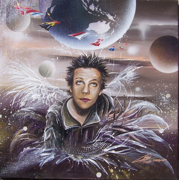 l'Appel du Monde acrylique de Thierry Mordant. 2001