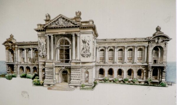 arrière du Musée Océanographique de Monaco.