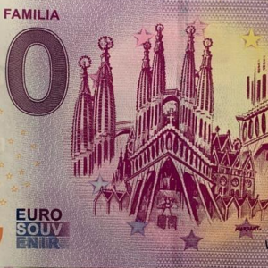 Billet de la Sagrada Familia par Thierry Mordant