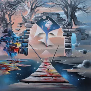 LA vie en Rose acrylique thierry Mordant