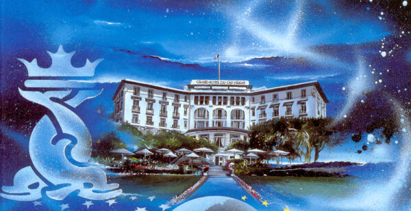 Détails, Hotel St Jean Cap-Ferrat, acrylique de Thierry Mordant, 65 x 54 cm de 2002Commande guide grand hotel cap ferrat