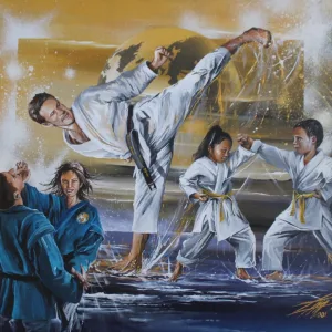 Académie d'Arts Martiaux de Thierry Mordant 2001.