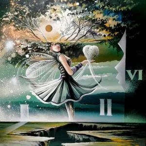 Love Effet - Puzzle, tableau acrylique de Thierry Mordant