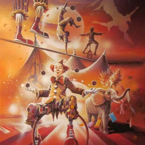 Affiche Monaco - Puzzle" de Thierry Mordant,