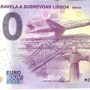 Billet Transport Aérien, du Portugal, création de Thierry Mordant, année  2021 