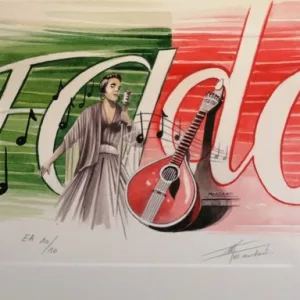 Planche Fado 10 / 10, mise en couleur de l'illustration base du billet Fado, par Thierry Mordant.