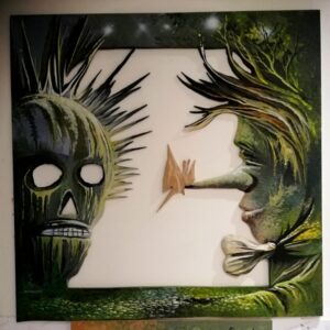 Cadre Miroir “Nature Vies - Esprit Punk” | Thierry Mordant