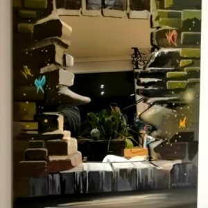 Miroir Anna World creation de 2024 de Thierry Mordant.