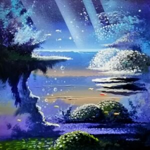 Âme Marine II, de Thierry Mordant format 38 x 46 cm.