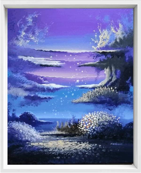 Âme Marine I, 46 x 38 cm de Thierry Mordant, encadrée.