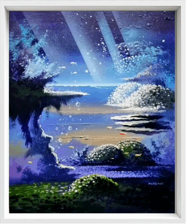 Âme Marine II, de Thierry Mordant format 38 x 46 cm encadrée.