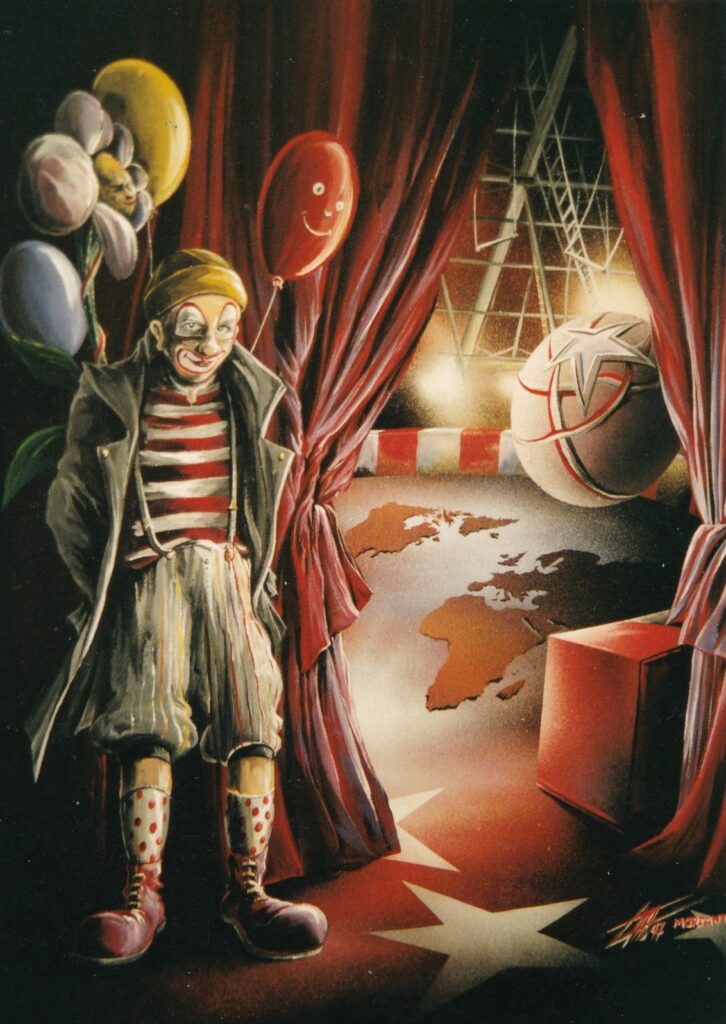 1997 Circus 1997 Collection privée 40x50cm par Thierry Mordant