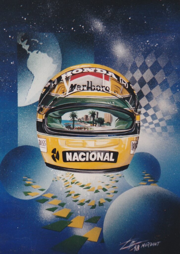 1998 Collection privée - Formule 1 Casque Senna