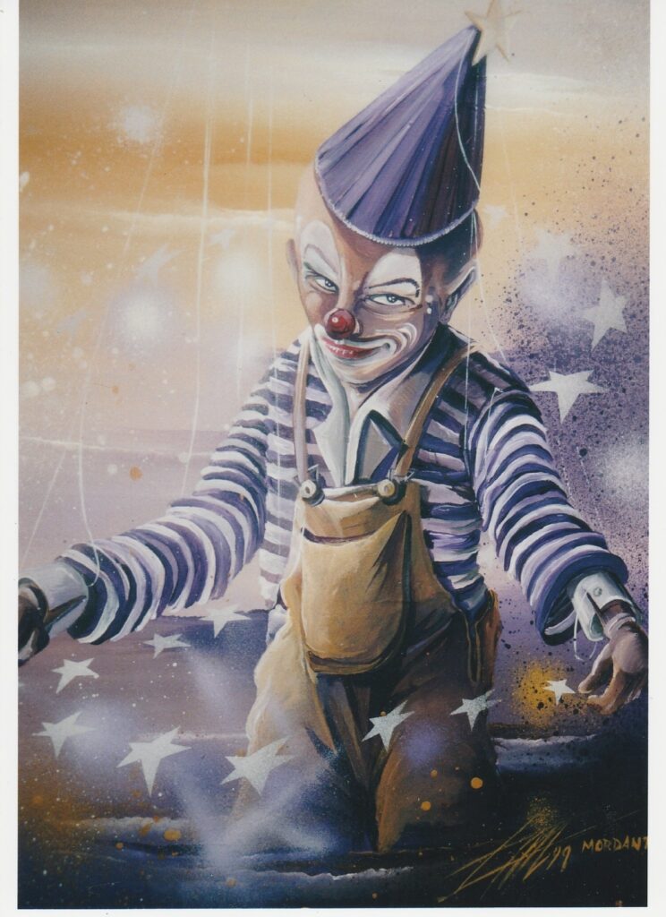 1999 - toile P TIT CLOWN - Collection privée 22x30cm