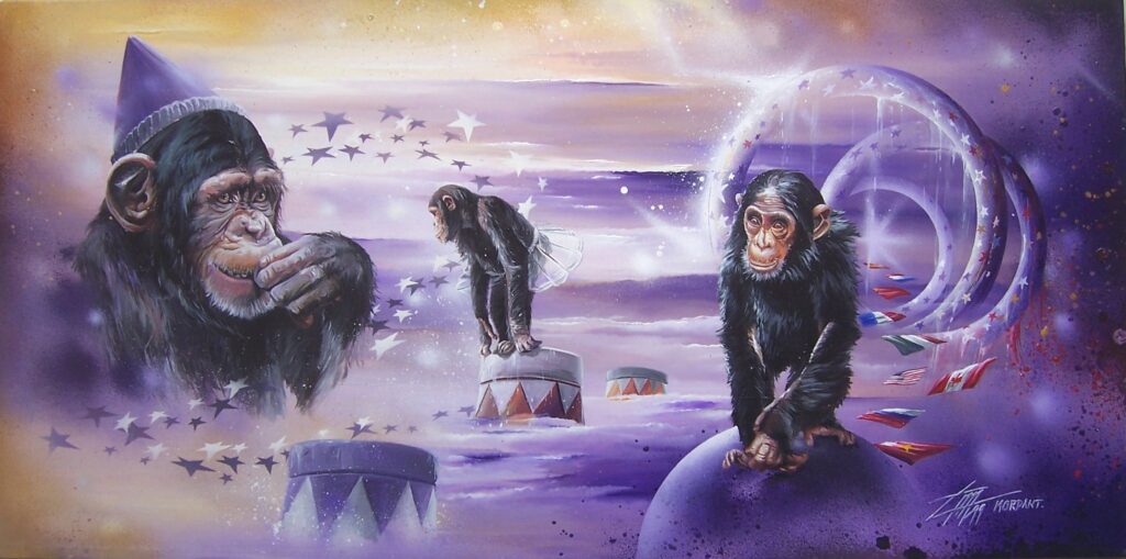 MAGIC CIRCUS toile vers l an 2000