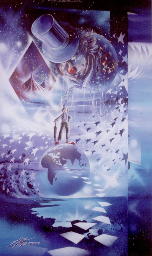 2000 Magic circus toile circus 100X50 Collection privée