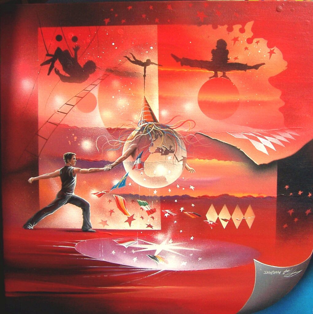 Terre de Fête - toile acrylique - 50 x 50 cm collection privée