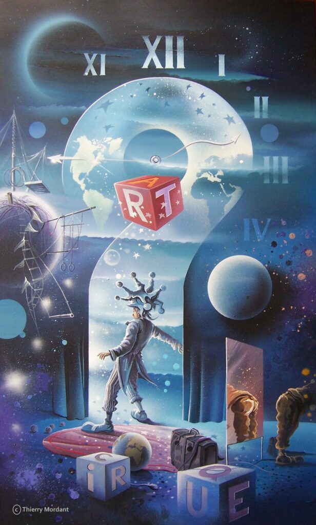 Place aux Etoiles - toile acrylique - 100 x 65 cm