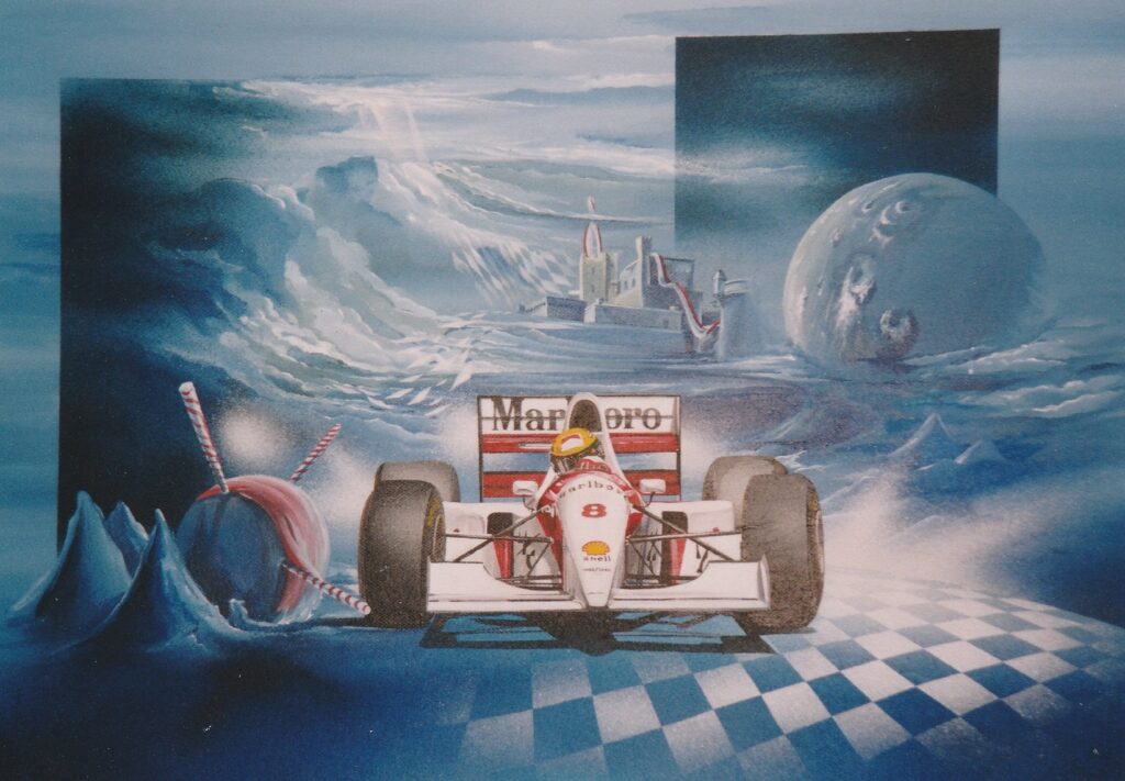 Blue Toyota David Coulthard — Formule 1 — 1996