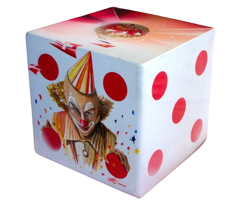 Cube Magic — Acrylic on Metal — 2005 — Undefined format — by Thierry Mordant