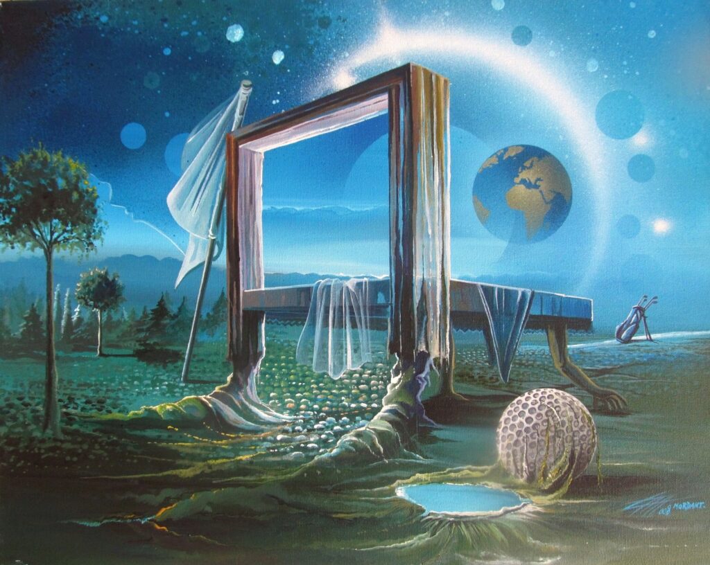 Porte Go — Acrylic on canvas — 2011 — 40 x 50 cm — by Thierry Mordant