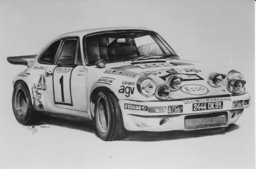 Porche 2 — drawing — 1995 — Undefined format — by Thierry Mordant