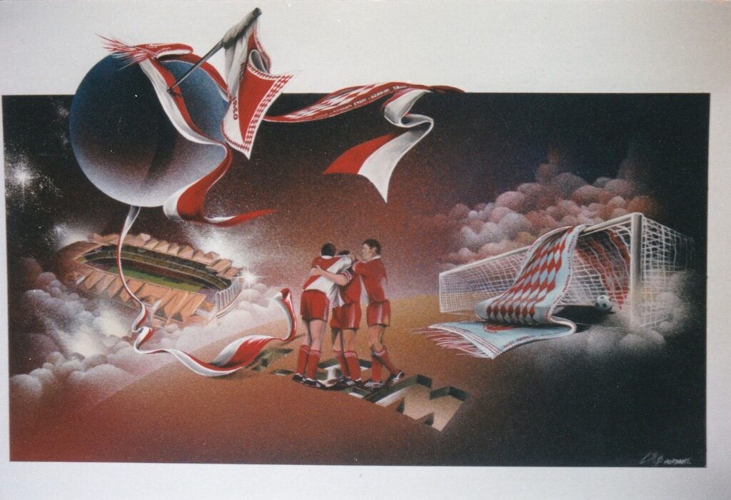 Planete Monaco ASM— Acrylic on cardboard — 1997 —Undefined format