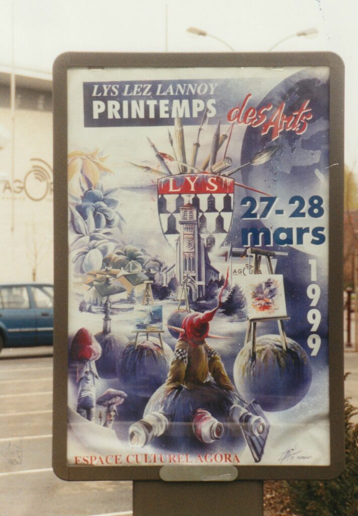 Affiche Printemps des Arts Monaco - 1999 — Thierry Mordant