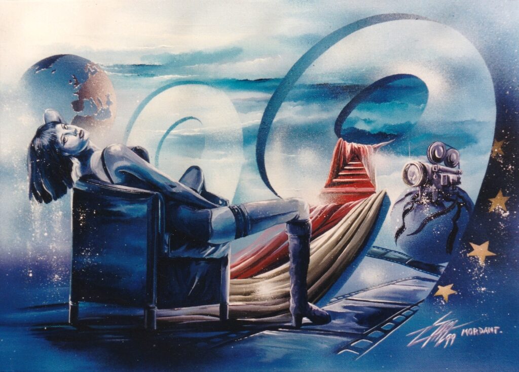 Etoiles Cannoises — Acrylic on canvas — 1999 — Undefined format — by Thierry Mordant