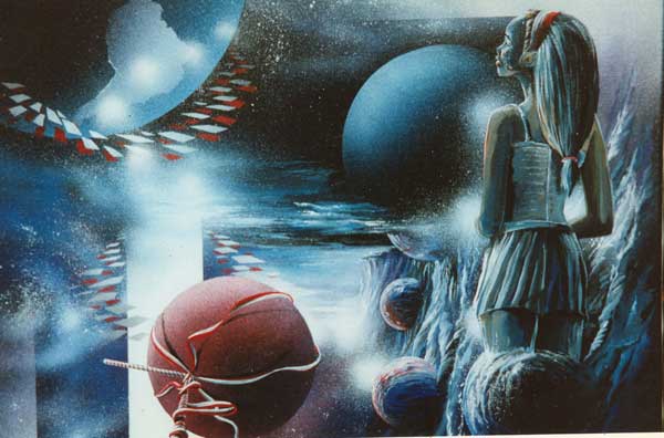 Voix d'Afrique — Acrylic cardboard — 1999 — Undefined format — By Thierry Mordant