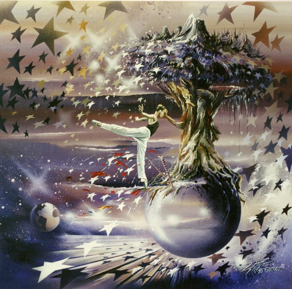 Arbre de vie II — Acrylic on canvas — 2000 — Undefined format — by Thierry Mordant