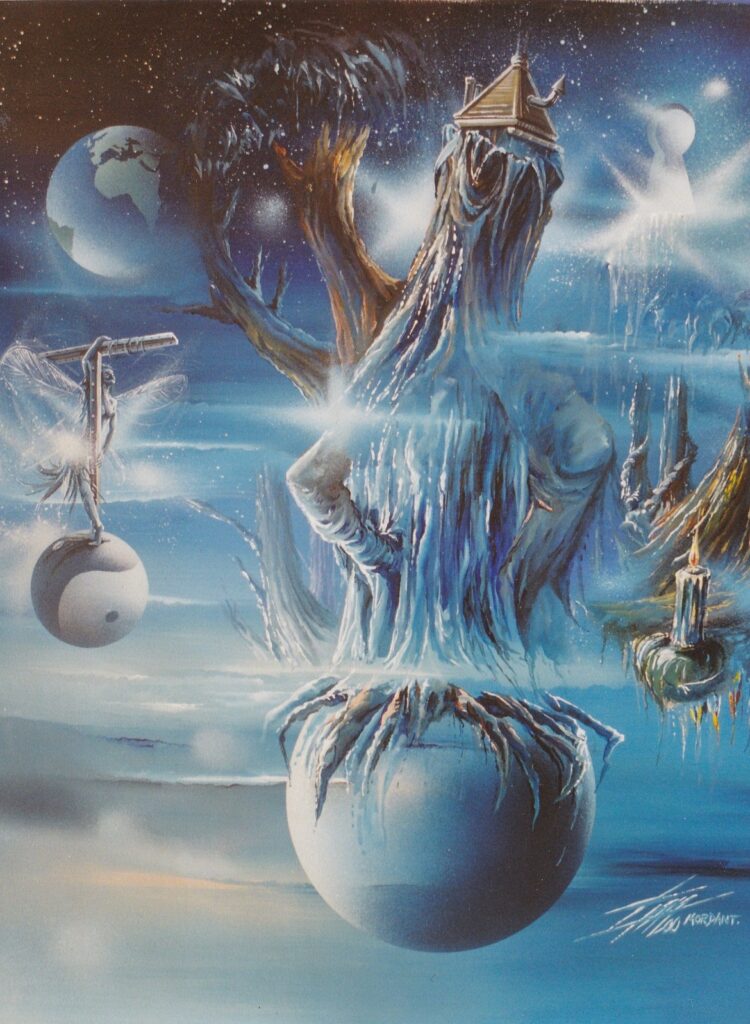 5ème Element — Acrylic on canvas — 2000 — Undefined format by Thierry Mordant