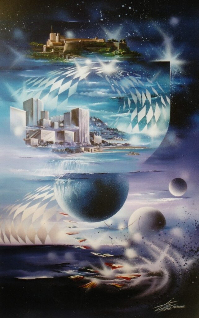 Monaco 2000 — Acrylic on canvas— 2000 — 70 x 100 cm