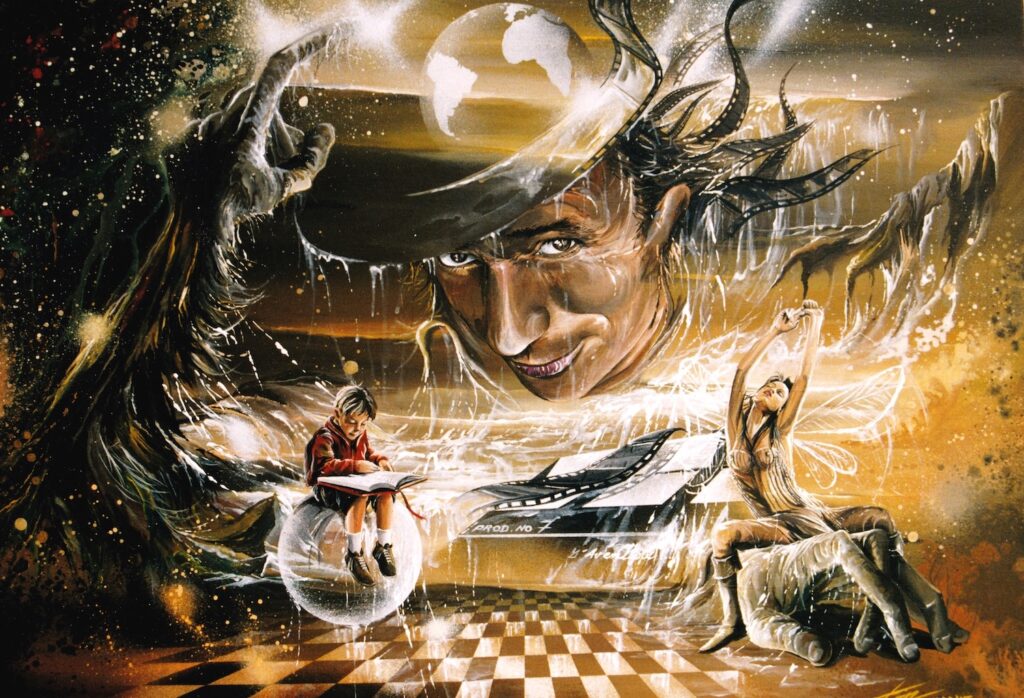 Toile de Mon Temps — Acrylic on canvas — 2002 — Undefined format — by Thierry Mordant