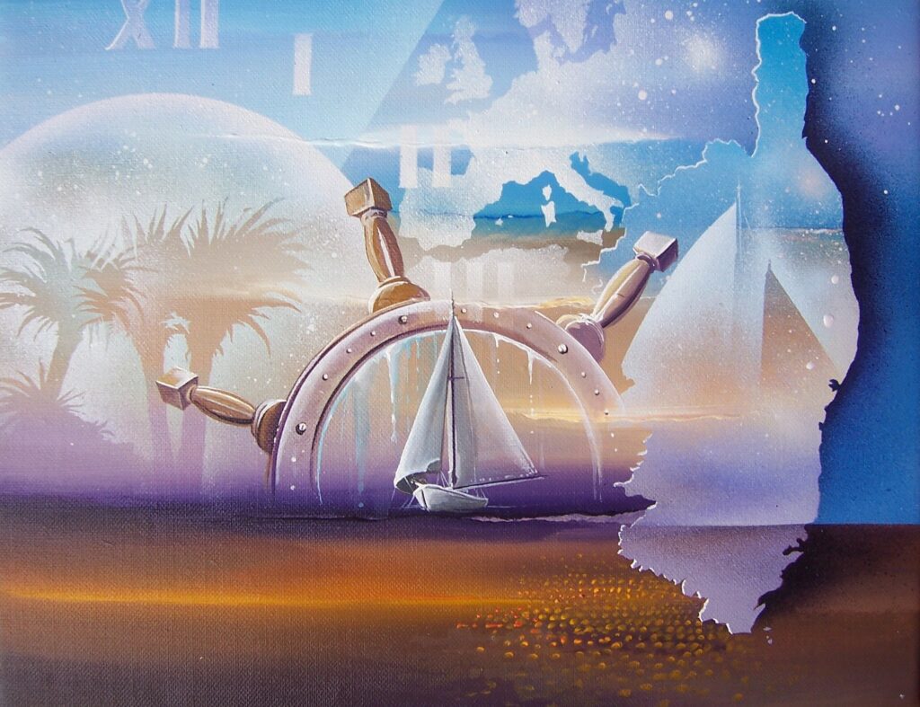 CORSICA — Acrylic on canvas — 2003 — Undefined format — by Thierry Mordant