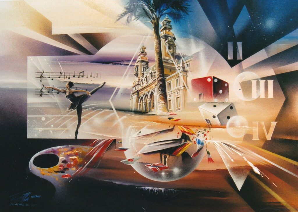 Printemps des Arts — Acrylic on canvas — 2004 — Undefined format — by Thierry Mordant