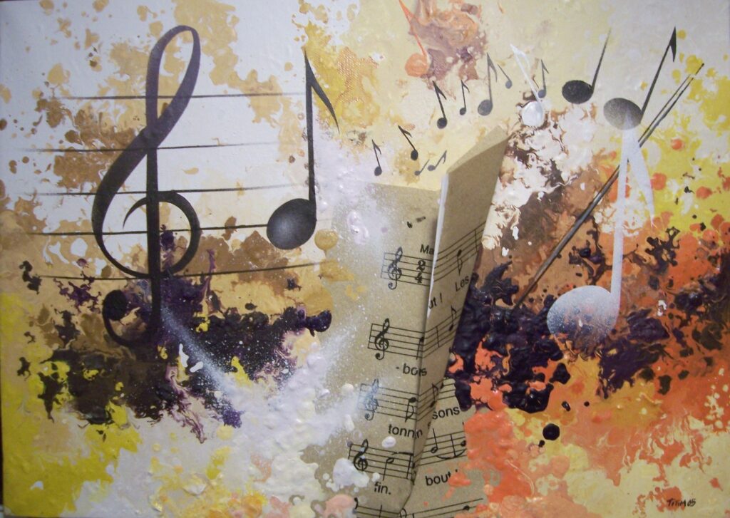 Une Noire — Acrylic on canvas — 2005 — 46 x 33 cm