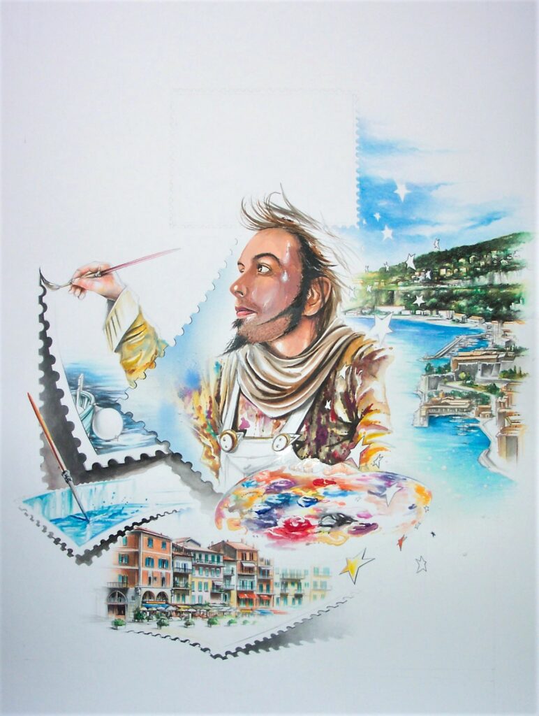 Autoportrait — Coloured pencils — 2005 — Undefined format