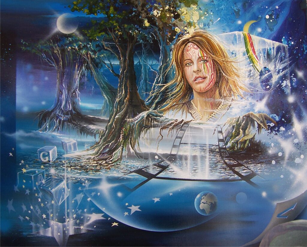 Or Fée — Acrylic on canvas — 2005 — 100 x80 cm