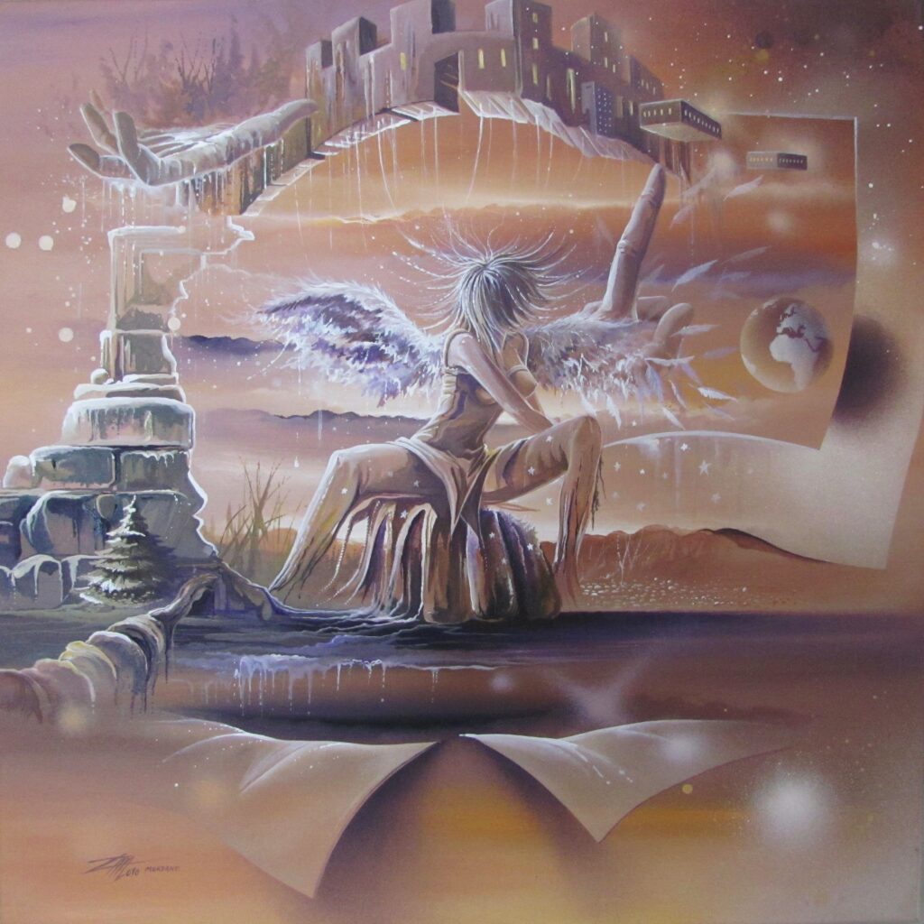 Tour de Main — Acrylic on canvas — 2010 — Undefined format — by Thierry Mordant