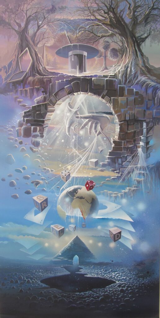 Chapeau Magique — Acrylic on canvas — 2014 — 150 x 80 cm