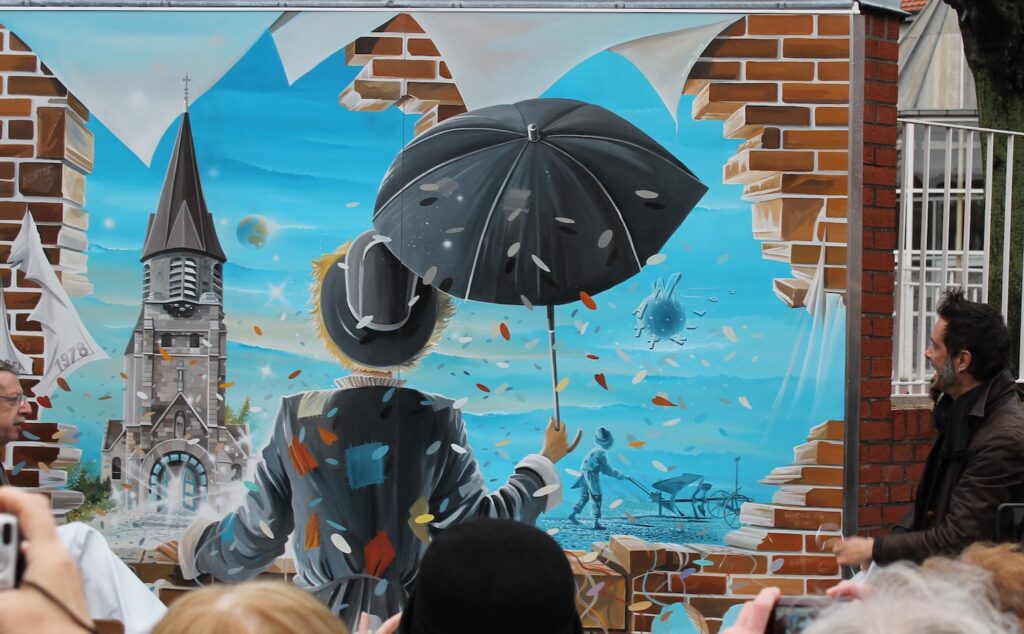 Fresque Mural à Wattrelos (france) — acrylic on wood — 2016