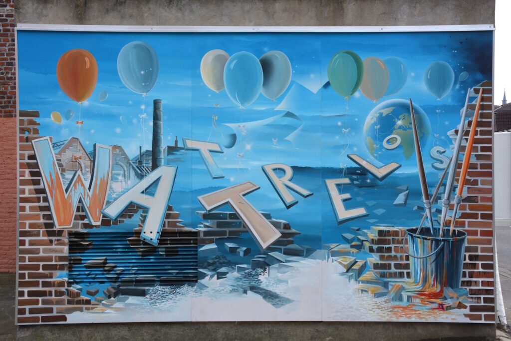 Fresque Ville de Wattrelos II — Acrylic on wood — 2016