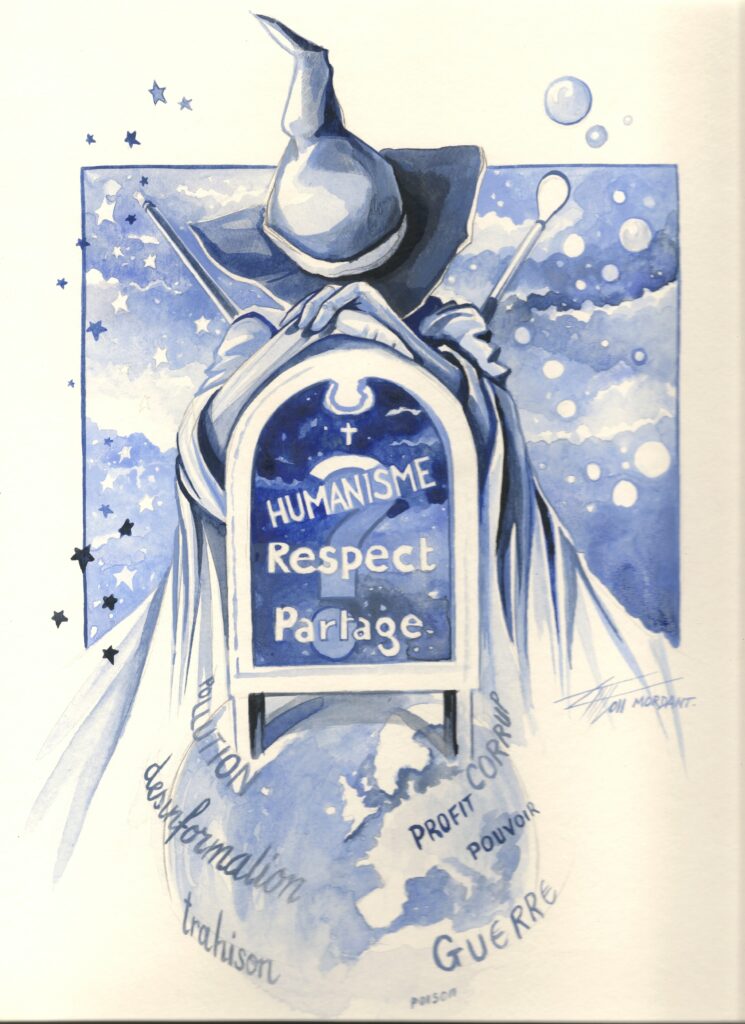 Autres Mondes — Watercolor — 2011 — 23 x 30 cm — by Thierry Mordant