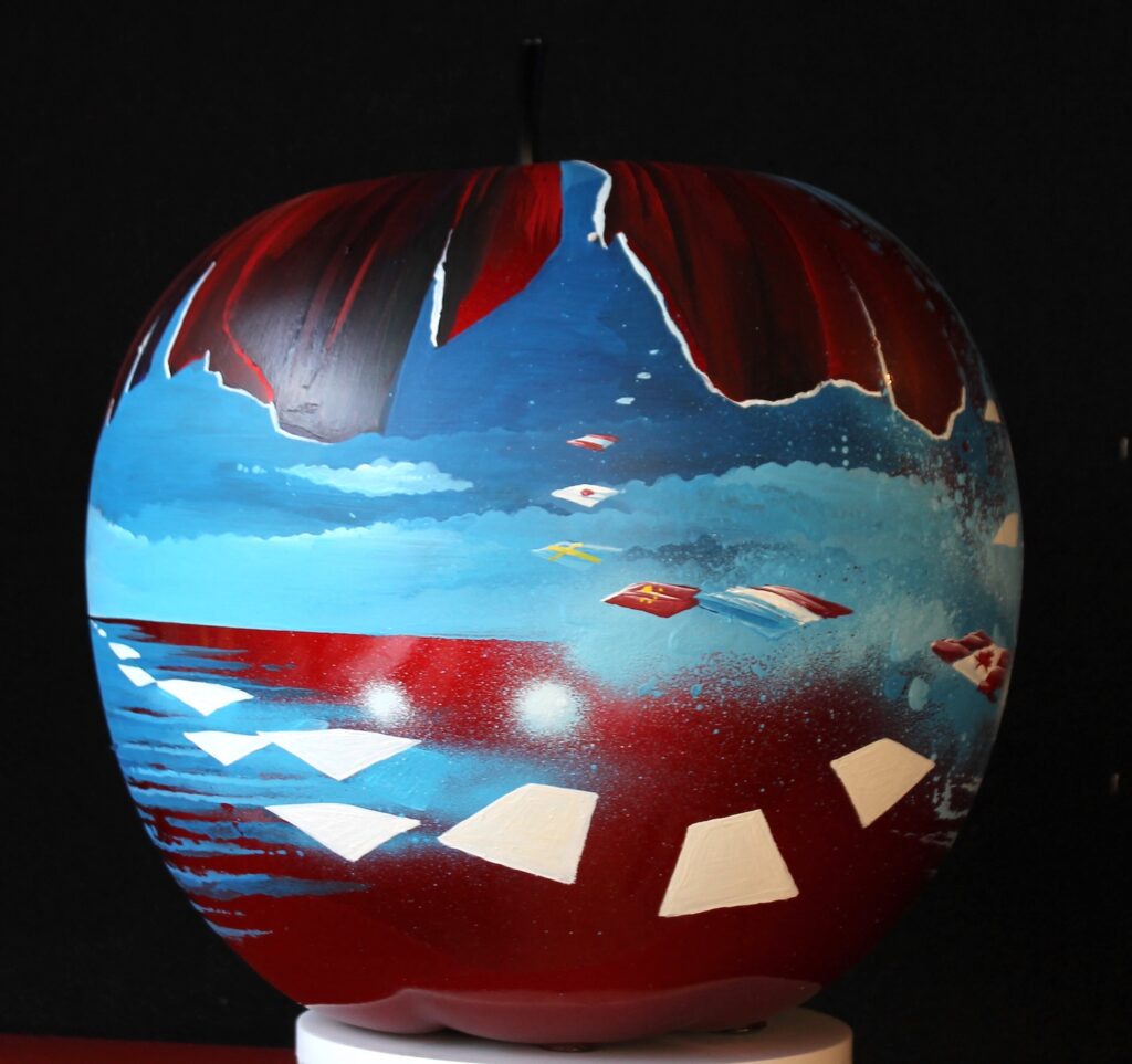 Pomme Horizon Evasion — Acrylic on resin — 2018 — Undefined format