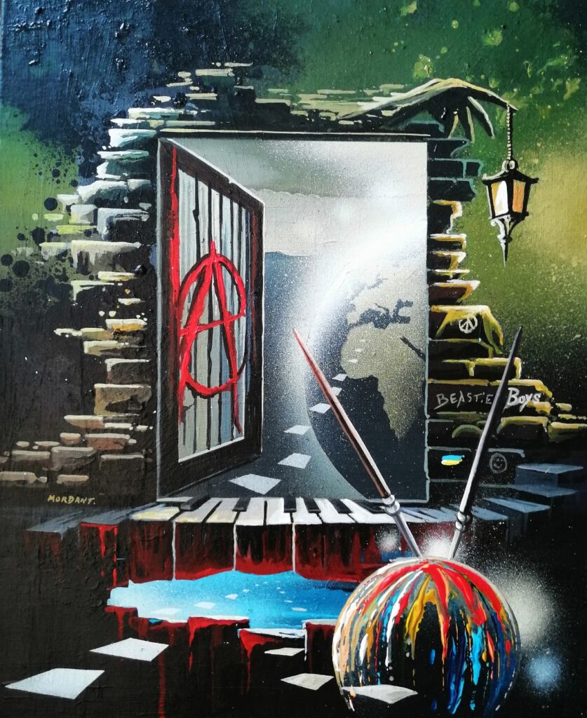 Libertes — Acrylic on canvas — 2023 — undefined format — by Thierry MMordant