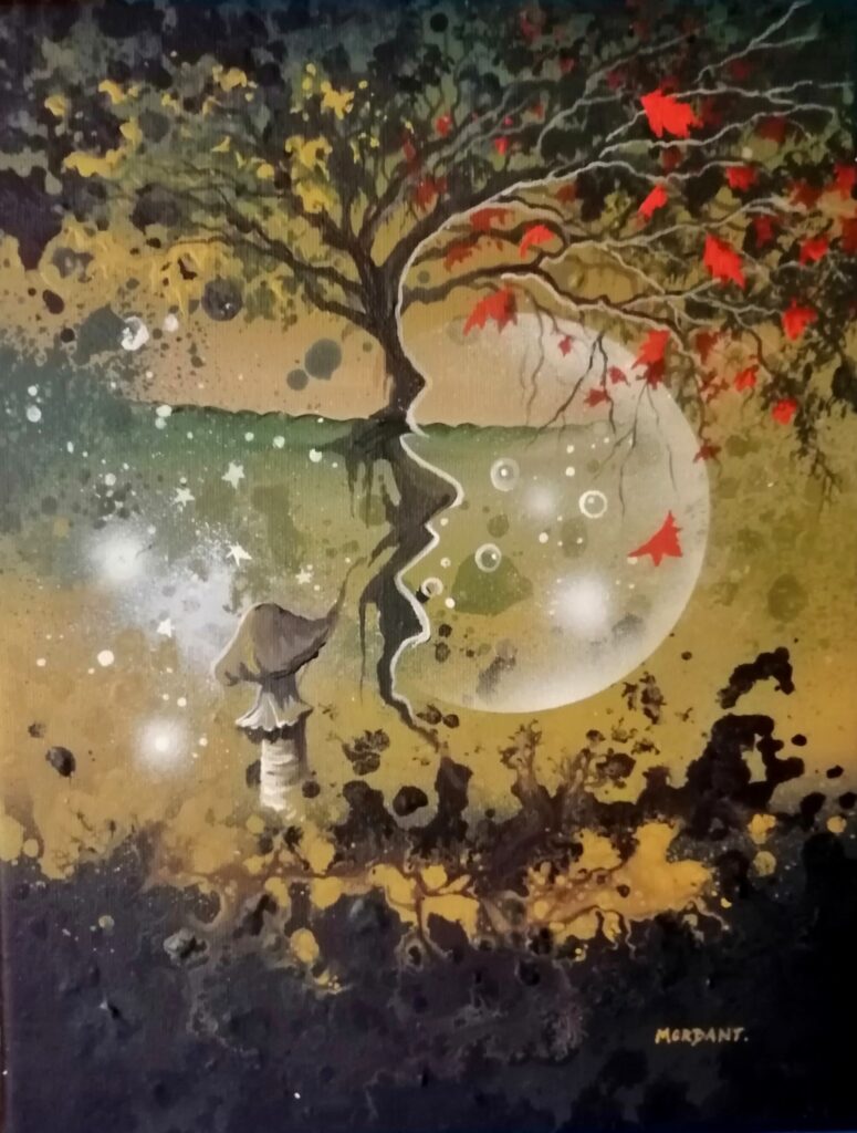 Profil Nature II — Acrylic on canvas — 2024 — 28 x 35 cm