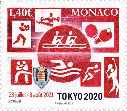 Timbre Tokyo( reporté cause covid) — 2020 par thierry Mordant